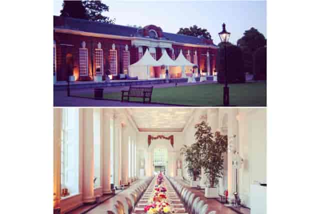 Old Vestry Room Spitalfields: Heritage banquet hall and outdoor marquee for luxury events.