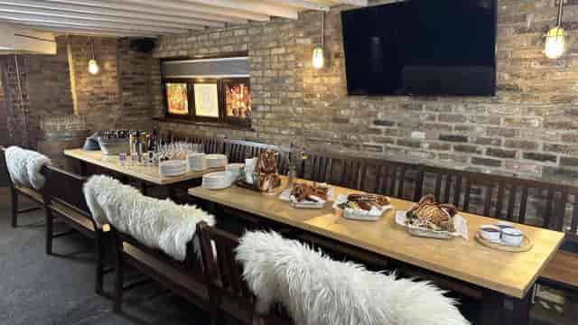 Munich Cricket Club rustic private dining area for team lunches and social receptions.