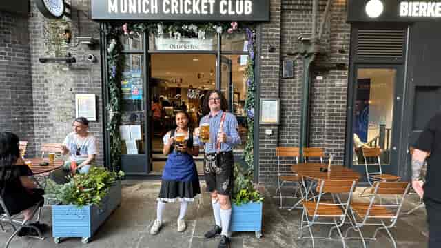 The Arch at Munich Cricket Club, a casual venue for corporate team building and networking.