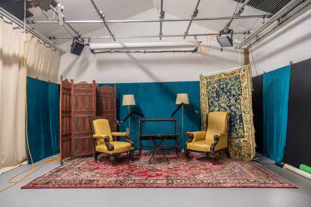 Soundproofed Podcast Studio