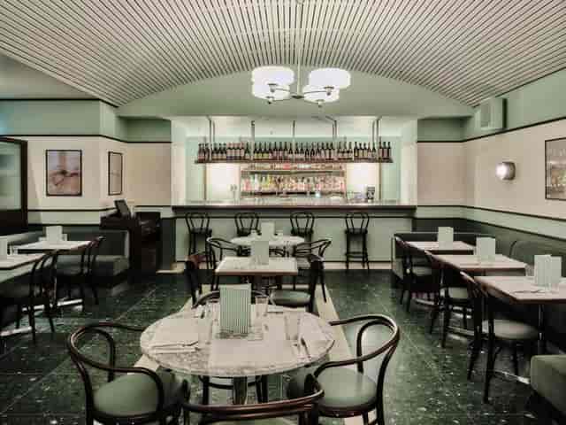 Private dining room at Maset for corporate networking and upscale conference dinner events.
