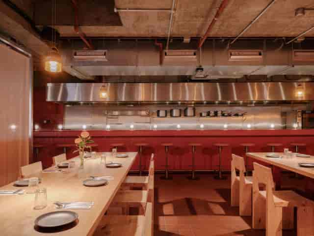 Industrial-chic private dining room at Kricket Canary Wharf for brand launches and networking.