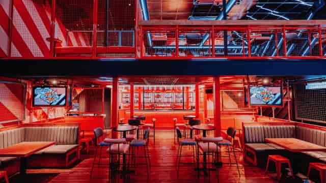 PLAYBOX Croydon industrial-chic venue for networking and team-building events.