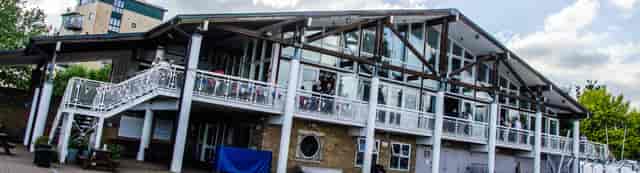 Main Hall waterfront venue at DSWC featuring balcony for corporate events and social gatherings.