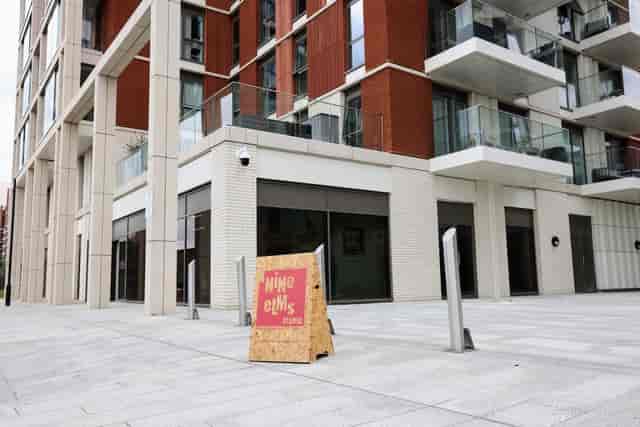 Modern creative venue for pop-ups and workshops with street-level accessibility.