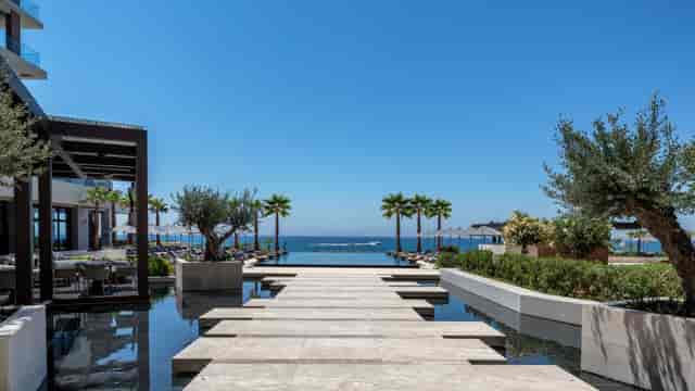 Oceanfront rooftop terrace for upscale cocktail hour and welcome reception venue.
