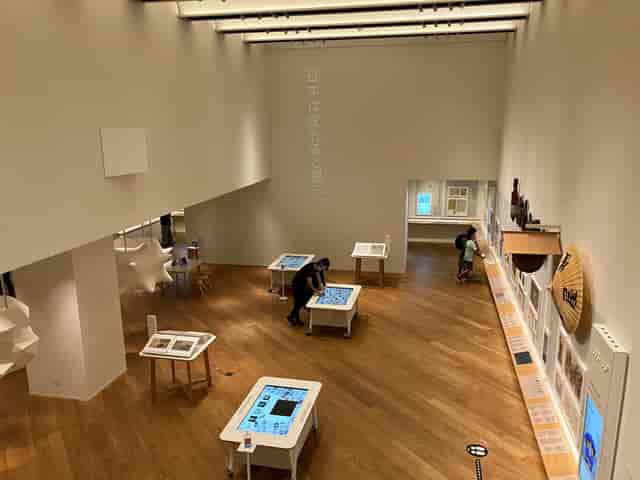 1F Studio exhibition space in Daikanyama Garage for corporate networking and breakout sessions.