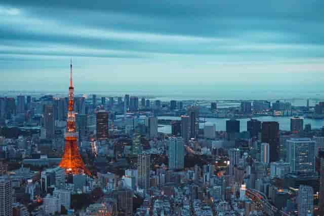 Skyline Presentation Hall in Tokyo: corporate event venue with panoramic city views.