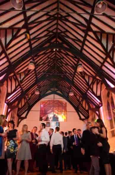 St Mary's Priory Hall with vaulted ceilings, ideal for premium networking and engagement events.