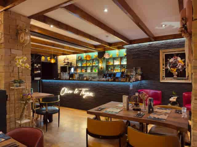 Tava London venue for high-end networking reception and intimate dinner with atmospheric lighting.