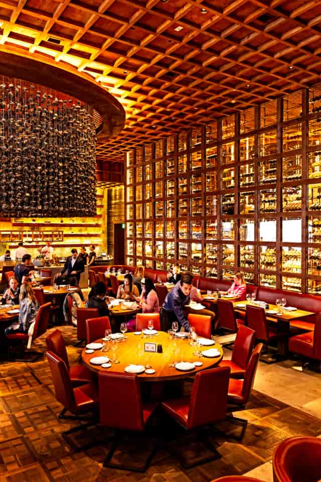 Blue Bird at W London: Wine wall backdrop for upscale corporate events and private receptions.