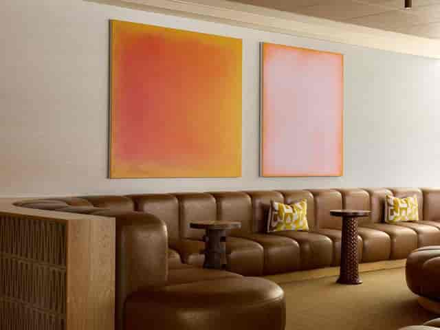 Pillow Talk lounge at W London: VIP seating area for networking events and cocktail receptions.