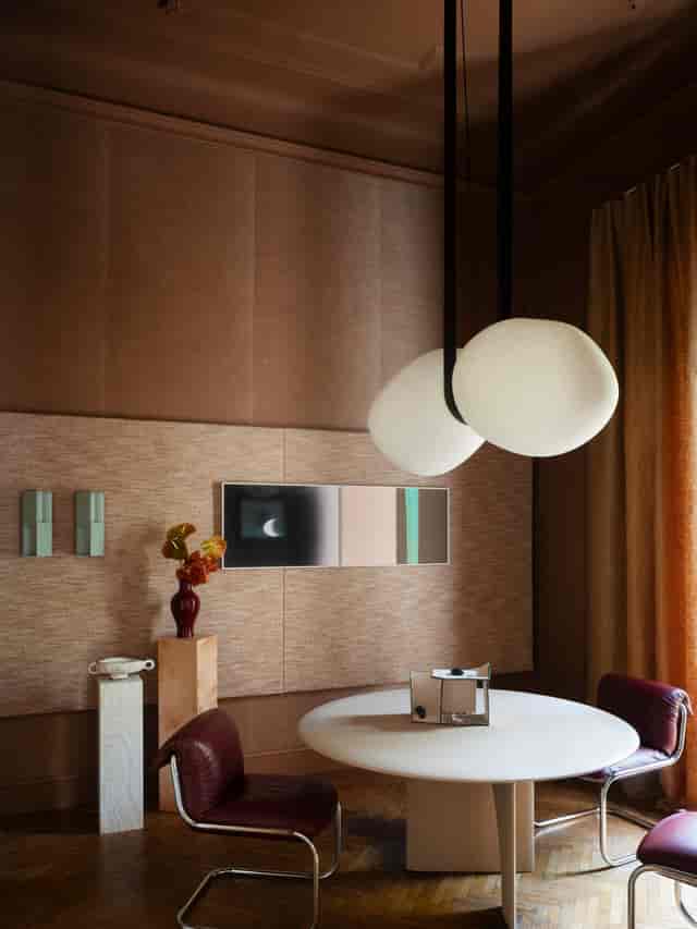 Pillow Talk at W London: Sophisticated VIP breakout space with statement lighting for events.