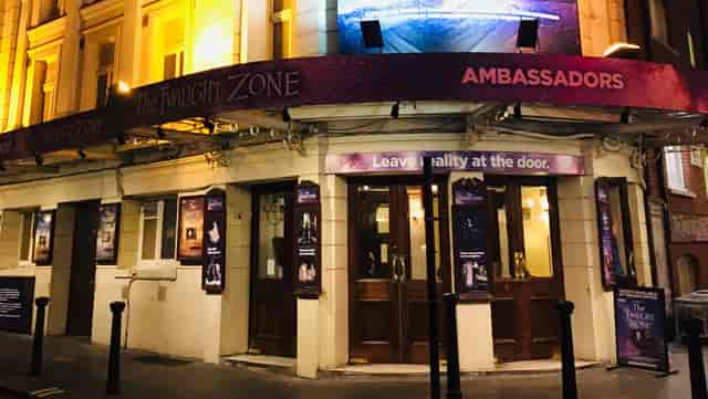 Ambassadors Theatre venue with classic architecture for brand activations and product launches.