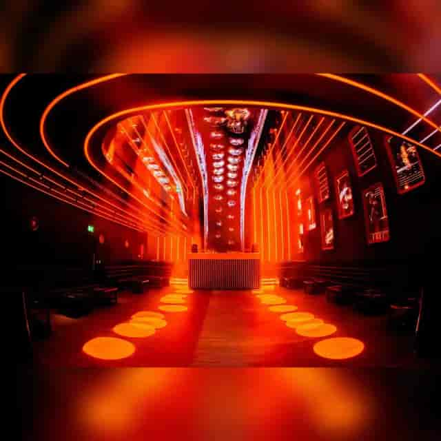Itzel Club main room with LED architecture for high-energy product launches and brand activations.