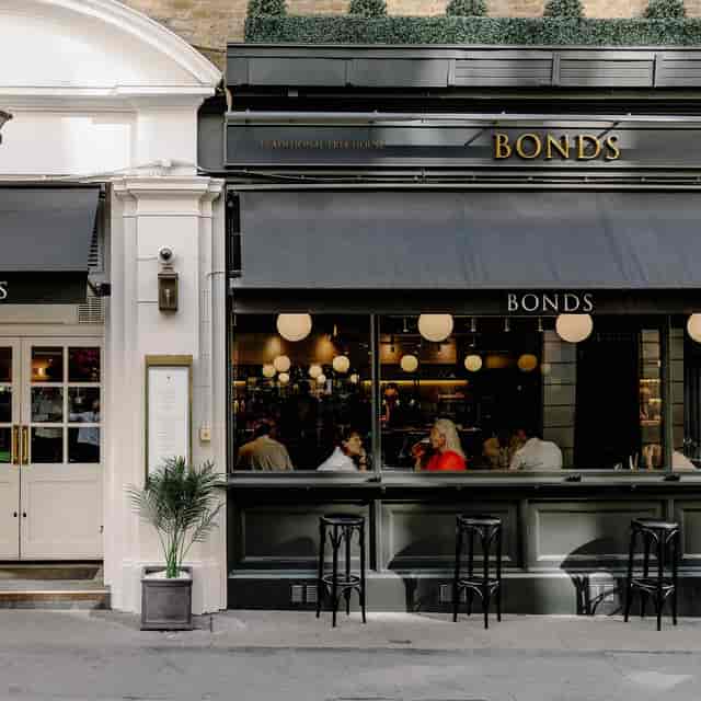 Luxury Gin Lounge in Bonds Mayfair, perfect for high-end networking events and corporate receptions.