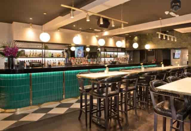 Bonds Mayfair lounge for corporate events and cocktail receptions with upscale bar seating.