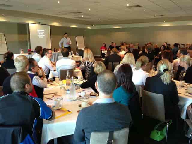 Corporate boardroom setup at Gold Coast Convention Centre for professional business meetings.