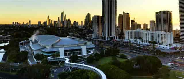 Spacious Gold Coast Convention Centre foyers for major conferences and trade shows.