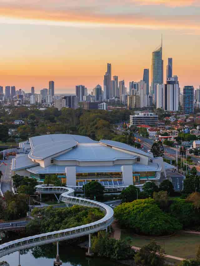 Gold Coast Convention Centre foyer for high-capacity corporate meetings and events.