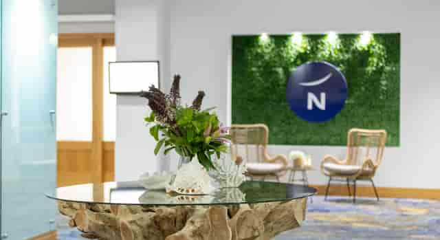 Corporate reception at Novotel Surfers Paradise with biophilic design for business events.