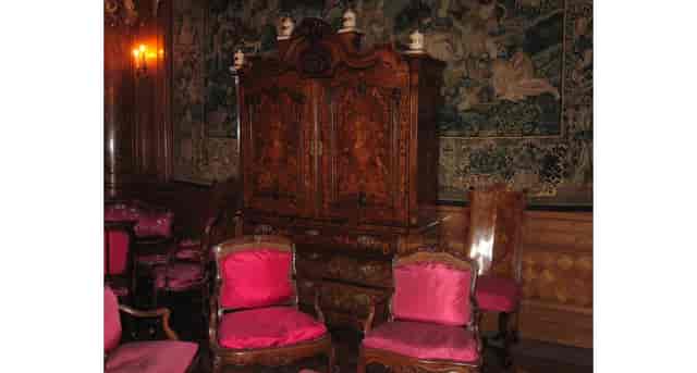 Guldrummet at Ekonomiska museet: historic, high-end meeting room for exclusive roundtables.