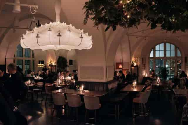 Upscale vaulted restaurant for exclusive corporate dinners and VIP private events.
