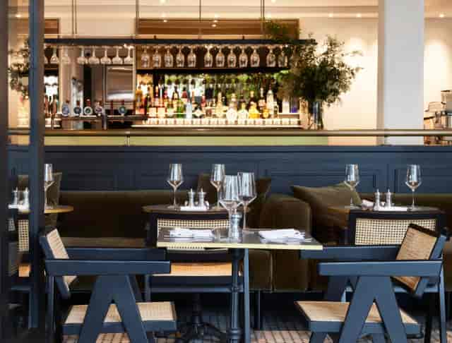 Sophisticated Brasserie Blanc Oxford venue, perfect for corporate mixers and VIP dinners.