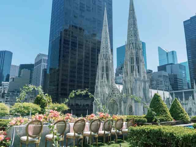Luxury rooftop deck at Playwright Celtic Pub for corporate and social events.