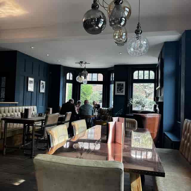 The River Room at The Folly: Sophisticated booth seating for business meetings and private events.