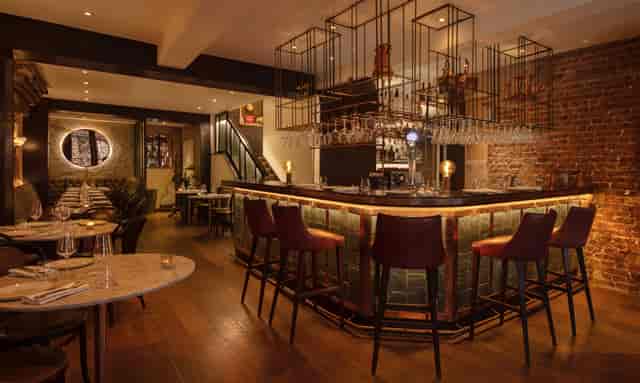 Upscale KIBOU Oxford bar venue for corporate receptions and networking events.