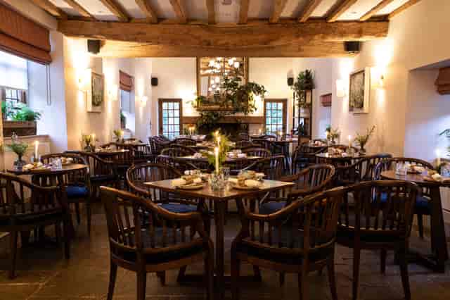 Rustic private dining room in KIBOU Oxford, perfect for corporate dinners and boutique events.