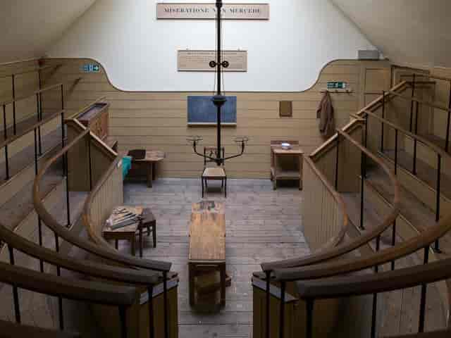 Old Operating Theatre museum amphitheater for unique themed lectures or corporate events.
