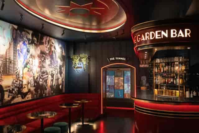 Snug at Picturehouse Central: Retro-styled breakout space for intimate networking and VIP events.