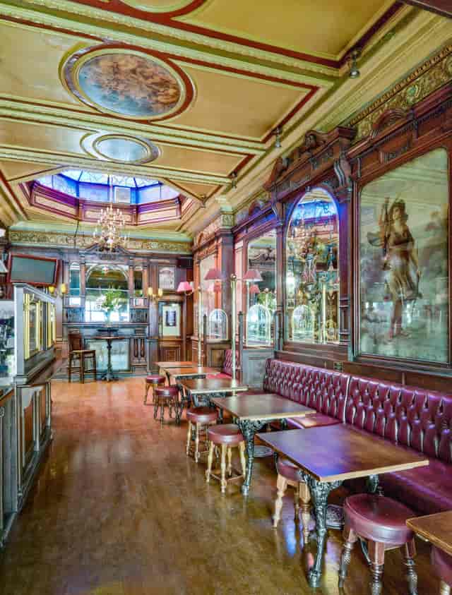 Victorian Members' Bar and roof terrace for networking events and VIP cocktail receptions.