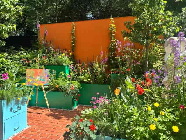 Vibrant Wild Notting Hill courtyard with biophilic design for outdoor event activation.