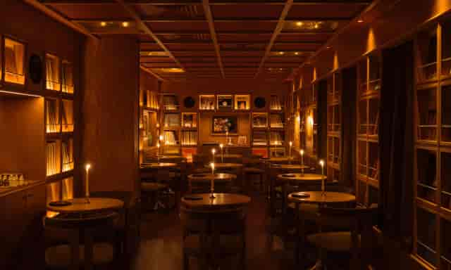 Wild Notting Hill VIP reception venue with sophisticated mood lighting for intimate events.