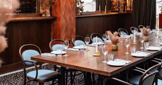 Henri Restaurant private dining room for exclusive board meetings and networking events.