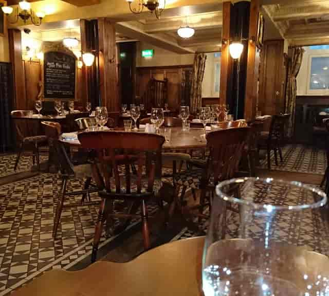 Exclusive Hire at Sam's Chop House: Cozy private dining venue for networking and events.