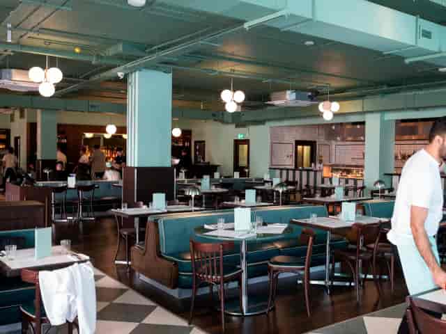 Bar Lina Manchester: Mid-century modern event venue for networking and corporate team lunches.