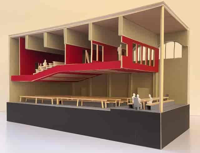 Jarvis Doctorow Hall: Tiered theater and banquet seating for academic conferences and events.