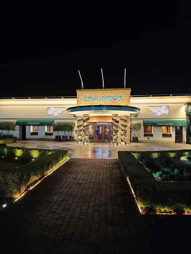 Salerno Suite entrance at Ingliston Estate: elegant venue for corporate events and weddings.