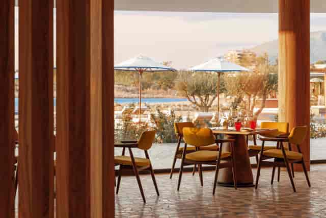 Luxury restaurant lounge at Caretta Riviera for corporate networking and business events.