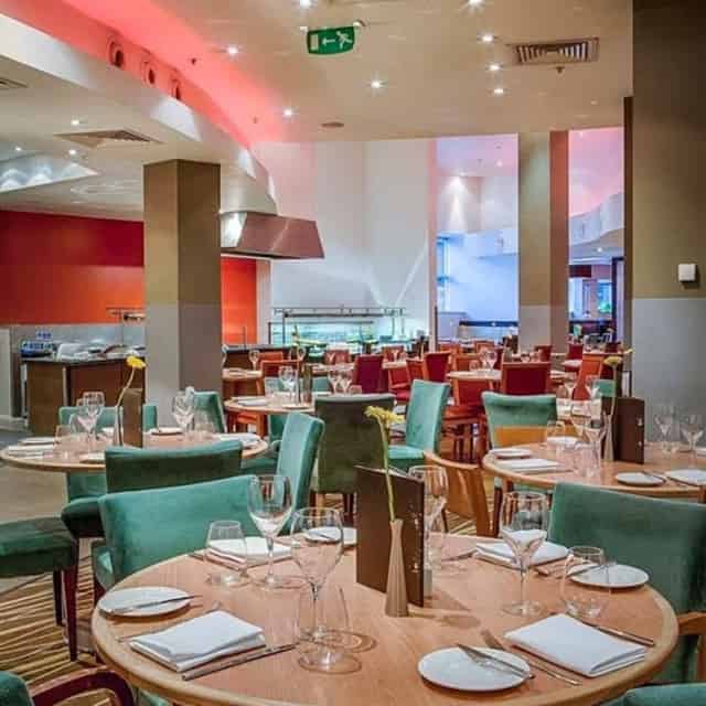Downstairs private dining area