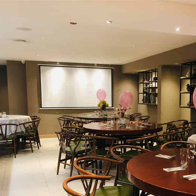 Downstairs private dining area