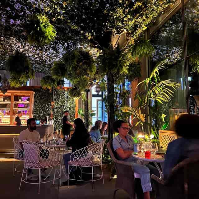 The Terrace at Times Square EDITION: Biophilic event space for corporate receptions and mixers.