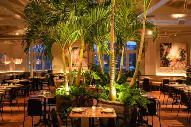 Times Square EDITION biophilic garden venue for upscale corporate receptions and social galas.