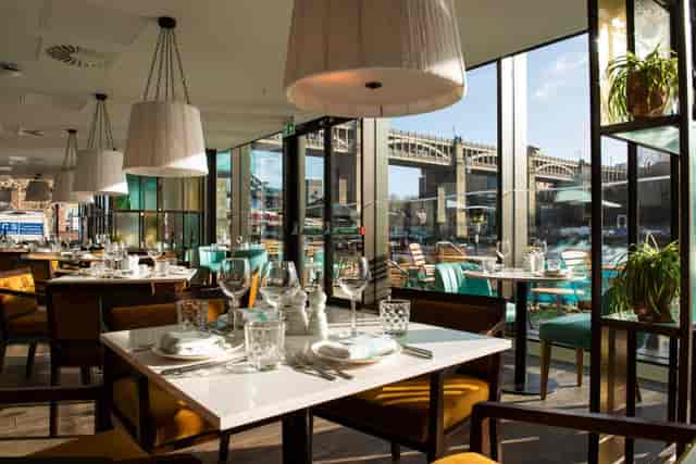 Gino D'Acampo Newcastle event venue with modern design for corporate dinners and networking.