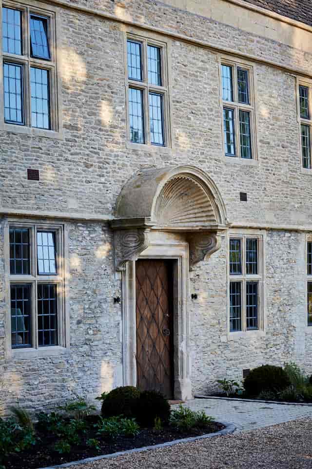 Historic Kin House facade for exclusive boutique events and luxury incentive retreats.