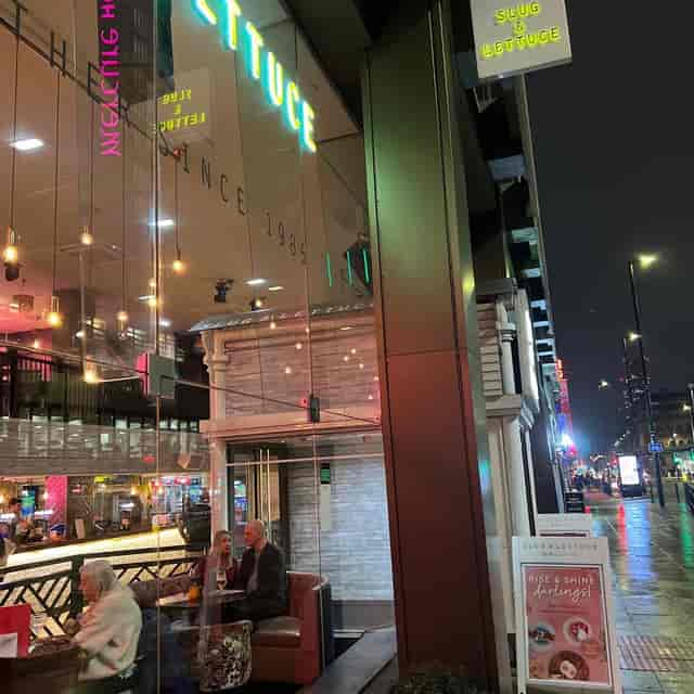 Modern private party room at Slug & Lettuce Deansgate for networking and corporate events.